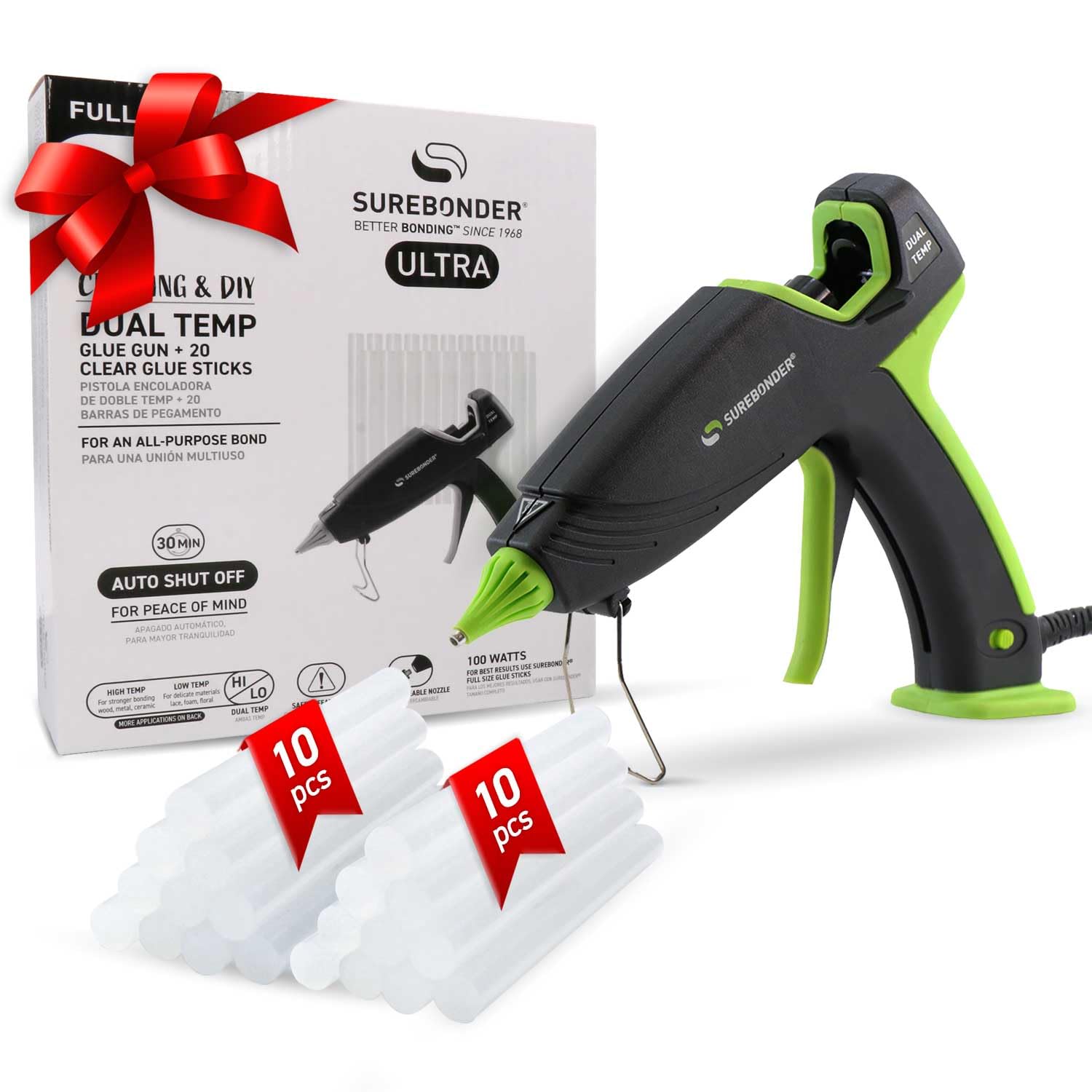Amazon.com: Surebonder Hot Glue Gun and Glue Sticks, Full Size
